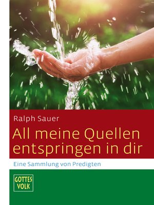 cover image of All meine Quellen entspringen in dir